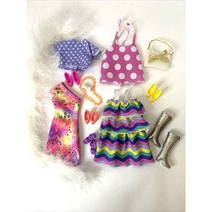 Barbie Doll Dresses Blouses Shoes Boots Accessories Mix Lot